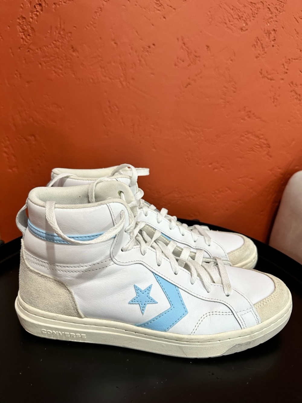 Converse Pro Blaze Classic Mid Top White Blue